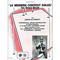 14 Modern Contest Solos: For Snare Drum cover page