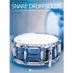 40 Intermediate Snare Drum Solos for Concert Performance cover page